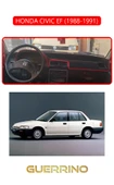 Guerrino  HONDA CIVIC EF 1988-1991TORPİDO KORUMA HALISI KIRMIZI KENAR thumbnail 1