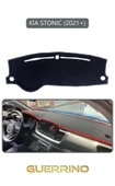 Guerrino  KİA STONIC 2021+TORPİDO KORUMA HALISI GRİ KENAR thumbnail 1