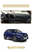 Guerrino  HYUNDAİ TUCSON 2018-2021TORPİDO KORUMA HALISI BEJ KENAR thumbnail 1