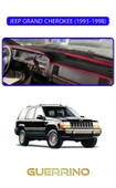 Guerrino  JEEP GRAND CHEROKEE 1993-1998TORPİDO KORUMA HALISI MAVİ KENAR thumbnail 1