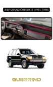 Guerrino  JEEP GRAND CHEROKEE 1993-1998TORPİDO KORUMA HALISI SİYAH KENAR thumbnail 1