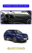 Guerrino  HYUNDAİ TUCSON 2018-2021TORPİDO KORUMA HALISI MAVİ KENAR thumbnail 1