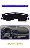 Guerrino  HYUNDAİ ACCENT YUMURTA KASA 1993-1999TORPİDO KORUMA HALISI MAVİ KENAR thumbnail 1