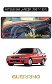 Guerrino  MITSUBISHI LANCER 1987-1991TORPİDO KORUMA HALISI SİYAH KENAR thumbnail 1