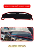 Guerrino  MERCEDES W126/C126 1979-1991TORPİDO KORUMA HALISI KIRMIZI KENAR thumbnail 1