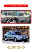 Guerrino  NİSSAN SUNNY 1990-1995TORPİDO KORUMA HALISI KIRMIZI KENAR thumbnail 1