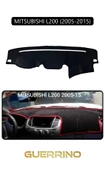 Guerrino  MITSUBISHI L200 2005-2015TORPİDO KORUMA HALISI SİYAH KENAR thumbnail 1