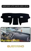 Guerrino  MERCEDES VİTO W639 2003-2014TORPİDO KORUMA HALISI SİYAH KENAR thumbnail 1