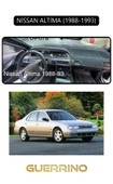 Guerrino  NİSSAN ALTİMA 1988-1993TORPİDO KORUMA HALISI SİYAH KENAR thumbnail 1
