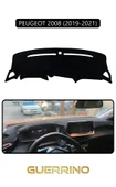 Guerrino  PEUGEOT 2008 (2019-2021)TORPİDO KORUMA HALISI SİYAH KENAR thumbnail 1