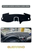 Guerrino  NİSSAN ALMERA KAPAKLI 2000-2006TORPİDO KORUMA HALISI GRİ KENAR thumbnail 1
