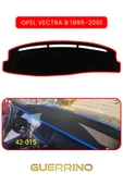 Guerrino  OPEL Vectra B (1995-2001)TORPİDO KORUMA HALISI KIRMIZI KENAR thumbnail 1
