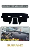 Guerrino  MERCEDES VİTO W639 2003-2014TORPİDO KORUMA HALISI GRİ KENAR thumbnail 1