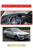 Guerrino  MERCEDES C CLASS W205 2018+TORPİDO KORUMA HALISI KIRMIZI KENAR thumbnail 1