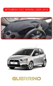 Guerrino  MITSUBISHI COLT EKRANLI 2004-2013TORPİDO KORUMA HALISI KIRMIZI KENAR thumbnail 1