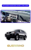 Guerrino  MITSUBISHI MONTERO SPORT 1996-2009TORPİDO KORUMA HALISI MAVİ KENAR thumbnail 1