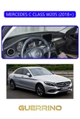 Guerrino  MERCEDES C CLASS W205 2018+TORPİDO KORUMA HALISI MAVİ KENAR thumbnail 1
