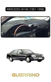 Guerrino  MERCEDES W140 1991-1998TORPİDO KORUMA HALISI SİYAH KENAR thumbnail 1