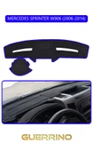 Guerrino  MERCEDES SPRİNTER W906 2006-2014TORPİDO KORUMA HALISI MAVİ KENAR thumbnail 1