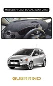 Guerrino  MITSUBISHI COLT EKRANLI 2004-2013TORPİDO KORUMA HALISI SİYAH KENAR thumbnail 1