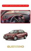 Guerrino  MITSUBISHI CARISMA BÜYÜK EKRAN 1997-2003TORPİDO KORUMA HALISI KIRMIZI KENAR thumbnail 1