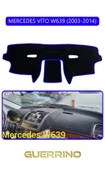 Guerrino  MERCEDES VİTO W639 2003-2014TORPİDO KORUMA HALISI MAVİ KENAR thumbnail 1