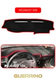 Guerrino  PEUGEOT 106 TORPİDO KORUMA HALISI KIRMIZI KENAR thumbnail 1