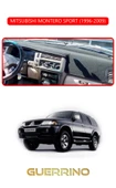 Guerrino  MITSUBISHI MONTERO SPORT 1996-2009TORPİDO KORUMA HALISI KIRMIZI KENAR thumbnail 1