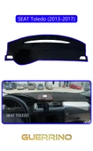 Guerrino  SEAT Toledo (2013-2017)TORPİDO KORUMA HALISI MAVİ KENAR thumbnail 1