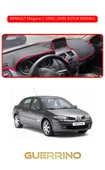 Guerrino  RENAULT Megane 2 (2002–2009) BUYUK EKRANLITORPİDO KORUMA HALISI KIRMIZI KENAR thumbnail 1