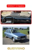 Guerrino  RENAULT 12 - Toros   KAPAKSIZTORPİDO KORUMA HALISI KIRMIZI KENAR thumbnail 1