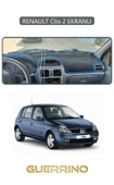 Guerrino  RENAULT Clio 2 EKRANLITORPİDO KORUMA HALISI GRİ KENAR thumbnail 1