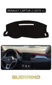 Guerrino  RENAULT CAPTUR 2 (2019 +)TORPİDO KORUMA HALISI SİYAH KENAR thumbnail 1