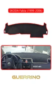 Guerrino  SKODA Fabia (1999-2006)TORPİDO KORUMA HALISI KIRMIZI KENAR thumbnail 1