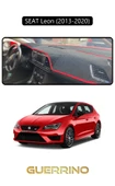 Guerrino  SEAT Leon (2013-2020)TORPİDO KORUMA HALISI SİYAH KENAR thumbnail 1