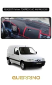 Guerrino  PEUGEOT Partner TORPİDO SAG KAPAKLI ESKİ TORPİDO KORUMA HALISI SİYAH KENAR thumbnail 1