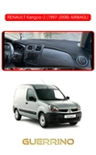 Guerrino  RENAULT Kangoo-2 (1997-2008) AIRBAGLITORPİDO KORUMA HALISI KIRMIZI KENAR thumbnail 1