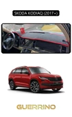 Guerrino  SKODA KODIAQ 2017 +TORPİDO KORUMA HALISI SİYAH KENAR thumbnail 1