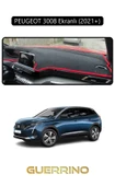 Guerrino  PEUGEOT 3008 ekranlı (2021+)TORPİDO KORUMA HALISI SİYAH KENAR thumbnail 1