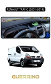 Guerrino  RENAULT TRAFIC (2001-2014)TORPİDO KORUMA HALISI SİYAH KENAR thumbnail 1