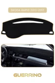 Guerrino  SKODA Rapid (2013-2017) TORPİDO KORUMA HALISI BEJ KENAR thumbnail 1