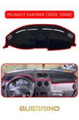 Guerrino  PEUGEOT Partner (2002-2008)TORPİDO KORUMA HALISI KIRMIZI KENAR thumbnail 1