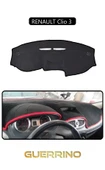 Guerrino  RENAULT Clio 3 TORPİDO KORUMA HALISI SİYAH KENAR thumbnail 1