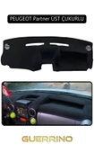 Guerrino  PEUGEOT Partner ÜST ÇUKURLUTORPİDO KORUMA HALISI SİYAH KENAR thumbnail 1