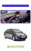 Guerrino  RENAULT Megane 2 (2002–2009) BUYUK EKRANLITORPİDO KORUMA HALISI MAVİ KENAR thumbnail 1