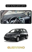 Guerrino  SEAT ALTEA (2010-2015)TORPİDO KORUMA HALISI SİYAH KENAR thumbnail 1