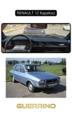 Guerrino  RENAULT 12 - Toros   KAPAKSIZTORPİDO KORUMA HALISI SİYAH KENAR thumbnail 1