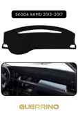 Guerrino  SKODA Rapid (2013-2017) TORPİDO KORUMA HALISI SİYAH KENAR thumbnail 1