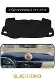 Guerrino  TOYOTA Corolla (2012-2018)TORPİDO KORUMA HALISI SİYAH KENAR thumbnail 1
