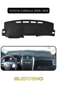 Guerrino  TOYOTA Corolla (2006-2012) TORPİDO KORUMA HALISI SİYAH KENAR thumbnail 1